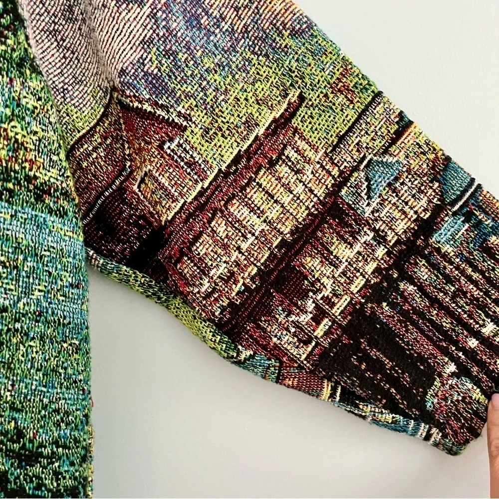 VTG Sugar Street Weavers Jacket Adult One Size AOP Tapestry 90’s Nicky Boehme - Picture 11 of 16